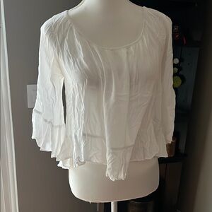 Elegant White Women's Top